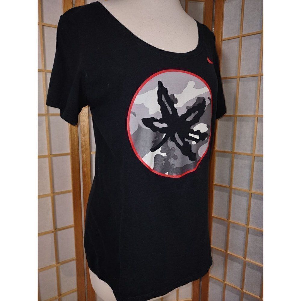 Nike Tee Lg Black Ohio State Buckeye Leaf Camo T-Shirt - Picture 9 of 14